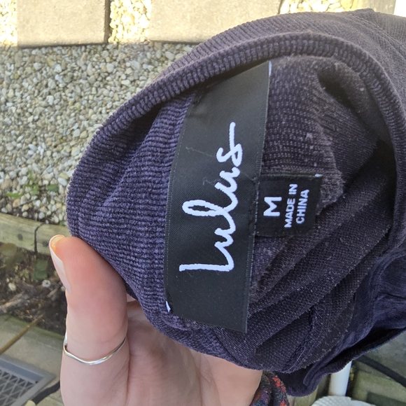 Lulu's Navy Blue Mini Skirt - Picture 6 of 8